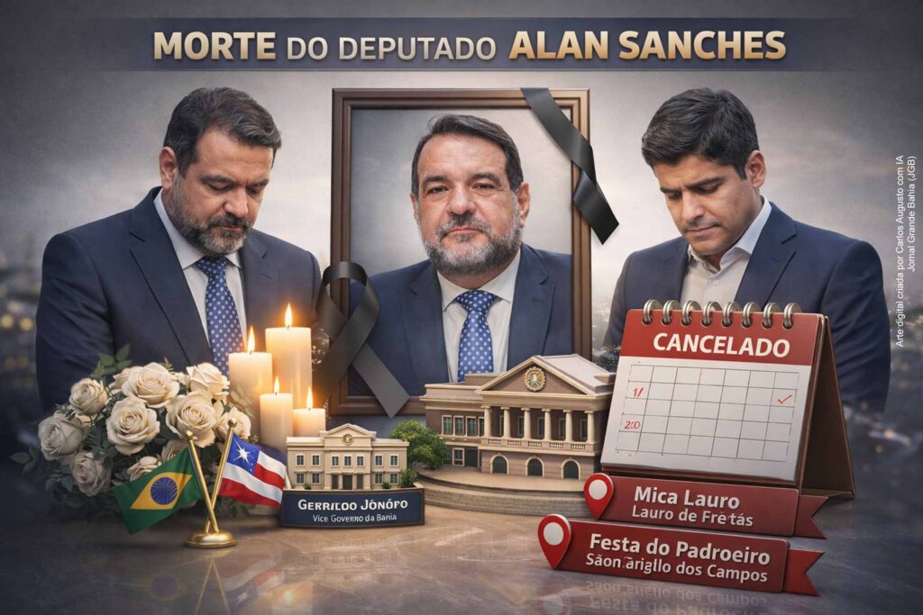 Morte do deputado Alan Sanches mobiliza lideranças da Bahia: Geraldo Júnior e ACM Neto destacam trajetória política e amizade