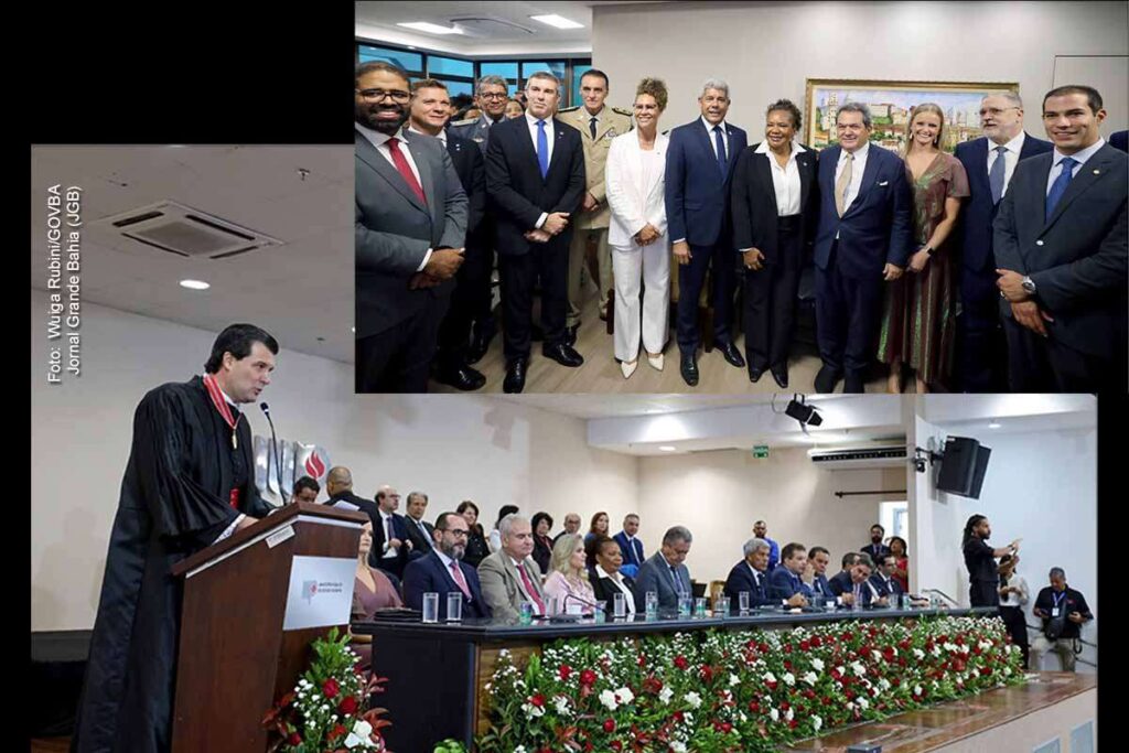 Governador Jerônimo prestigia posse de Pedro Maia reconduzido ao comando do Ministério Público da Bahia