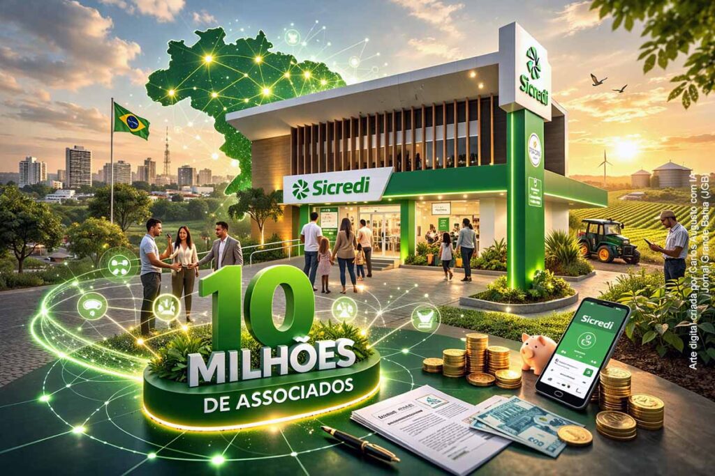 Sicredi alcança 10 milhões de associados e amplia presença no sistema financeiro cooperativo brasileiro