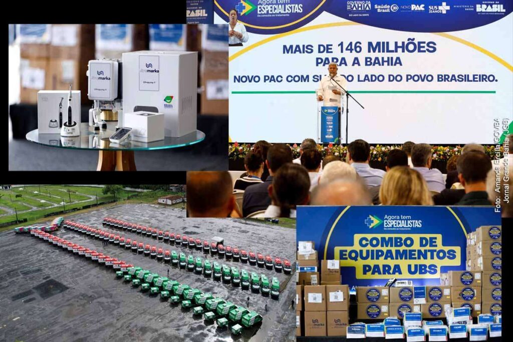 Governador Jerônimo amplia atendimento de saúde com entrega de 70 ambulâncias e pacote de investimentos do Novo PAC Bahia
