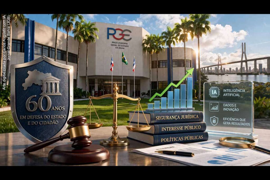 PGE-BA completa 60 anos com economia bilionária, modernização tecnológica e papel estratégico na gestão pública da Bahia