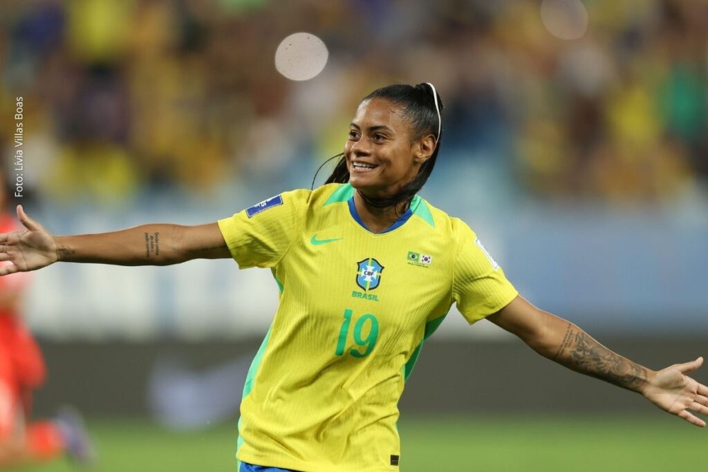 Tainá Maranhão destaca confiança na Seleção Brasileira, marca gol e projeta próximos jogos no FIFA Series