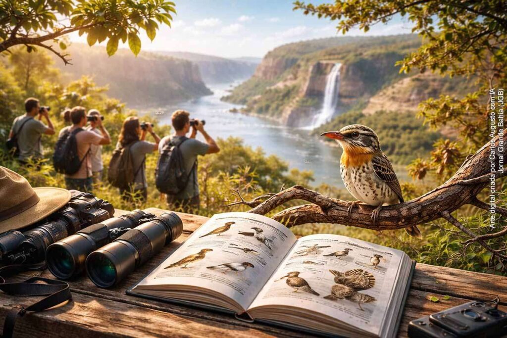 Turismo de observação de aves ganha impulso em Paulo Afonso com lançamento de guia e oficinas gratuitas
