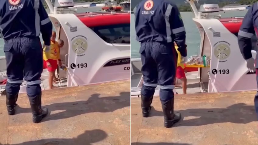 Mulher é resgatada em Ilhabela após passar dois dias à deriva em alto-mar