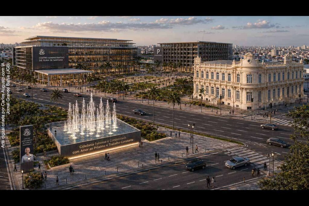 Proposta do cientista social Carlos Augusto apresenta conceito moderno para o futuro Centro Administrativo de Feira de Santana