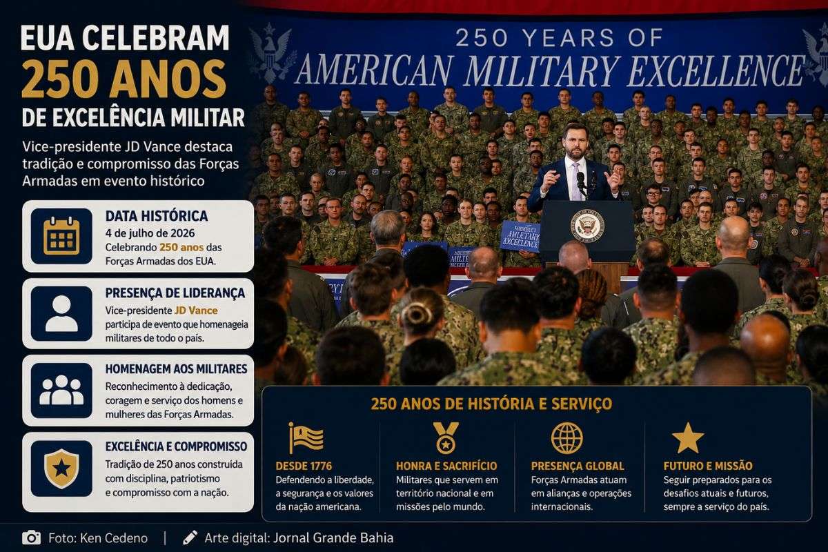 Estados Unidos celebram 250 anos da Independência com eventos em todo o país e programação marcada por divergências políticas