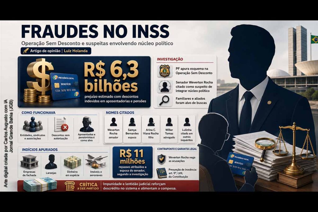 Agora é a vez de um senador | Luiz Holanda