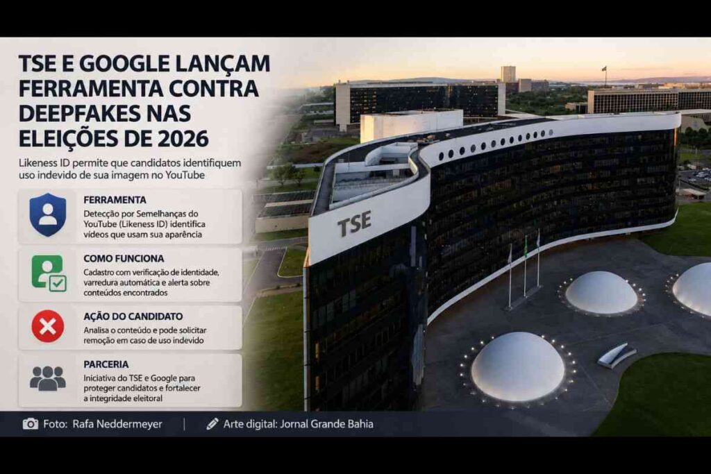TSE e Google lançam ferramenta para detectar deepfakes de candidatos nas eleições de 2026