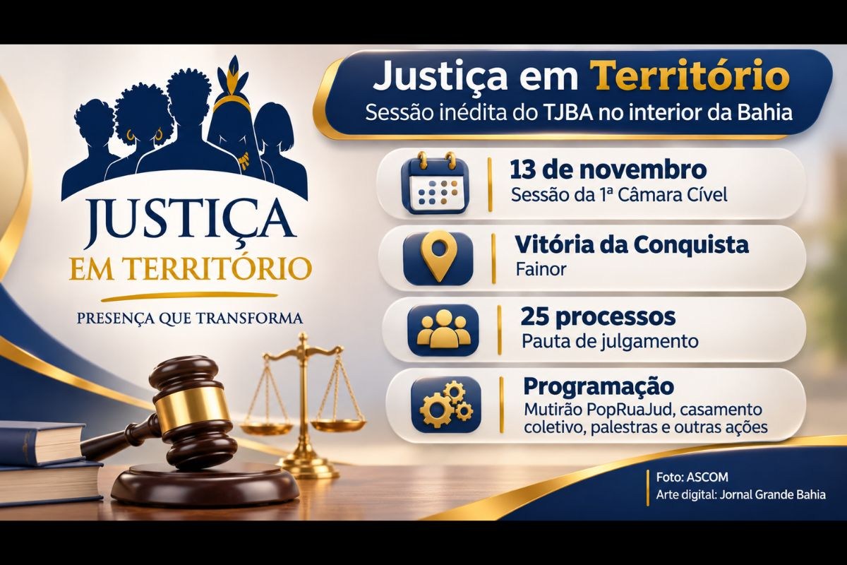 TJBA realiza sessão inédita da 1ª Câmara Cível em Vitória da Conquista com análise de 25 processos